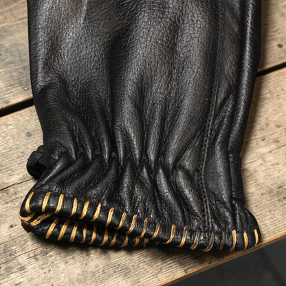 13 1/2 （サーティー アンド ア ハーフ）レザーグローブ "Loud Ride gloves" 【ブラック】