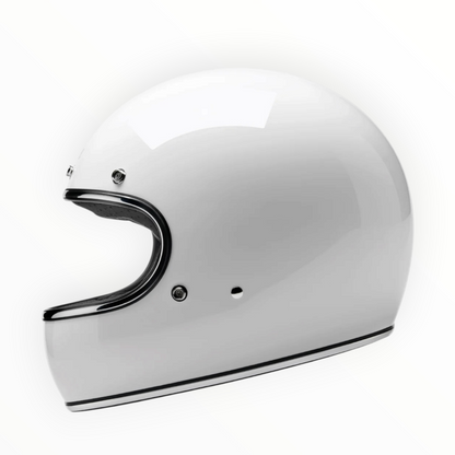 Biltwell ビルトウェル "GRINGO" フルフェイスヘルメット Gloss White【装飾品】