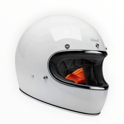 Biltwell ビルトウェル "GRINGO" フルフェイスヘルメット Gloss White【装飾品】