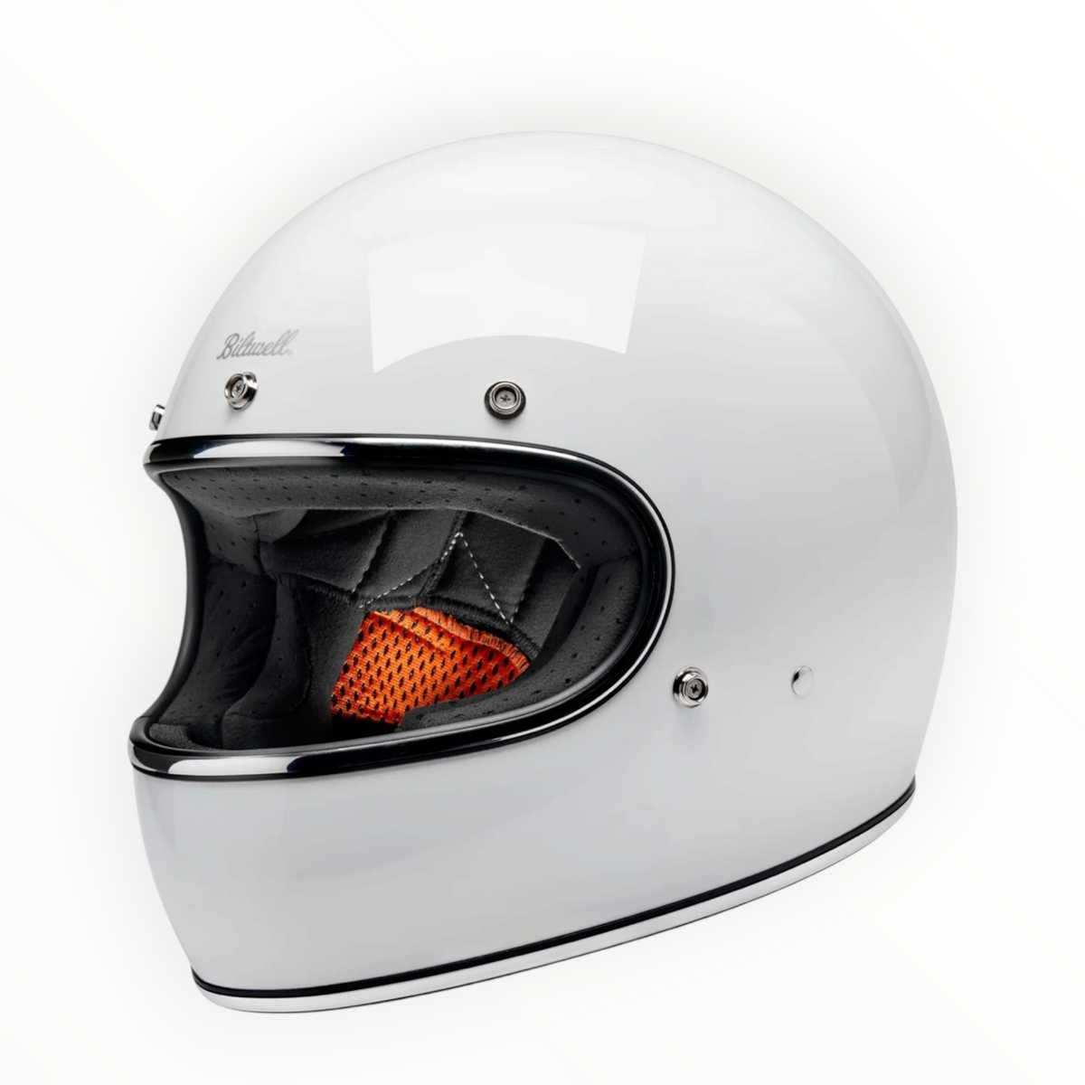 Biltwell ビルトウェル "GRINGO" フルフェイスヘルメット Gloss White【装飾品】