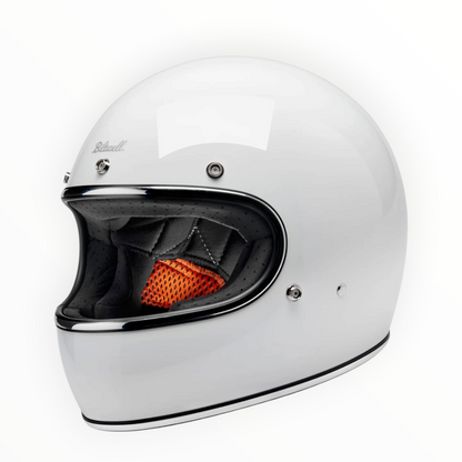 Biltwell ビルトウェル "GRINGO" フルフェイスヘルメット Gloss White【装飾品】