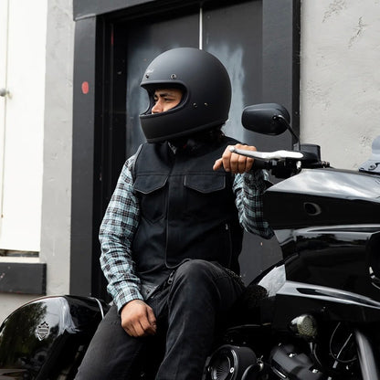 Biltwell ビルトウェル "GRINGO" フルフェイスヘルメット Flat Black【装飾品】