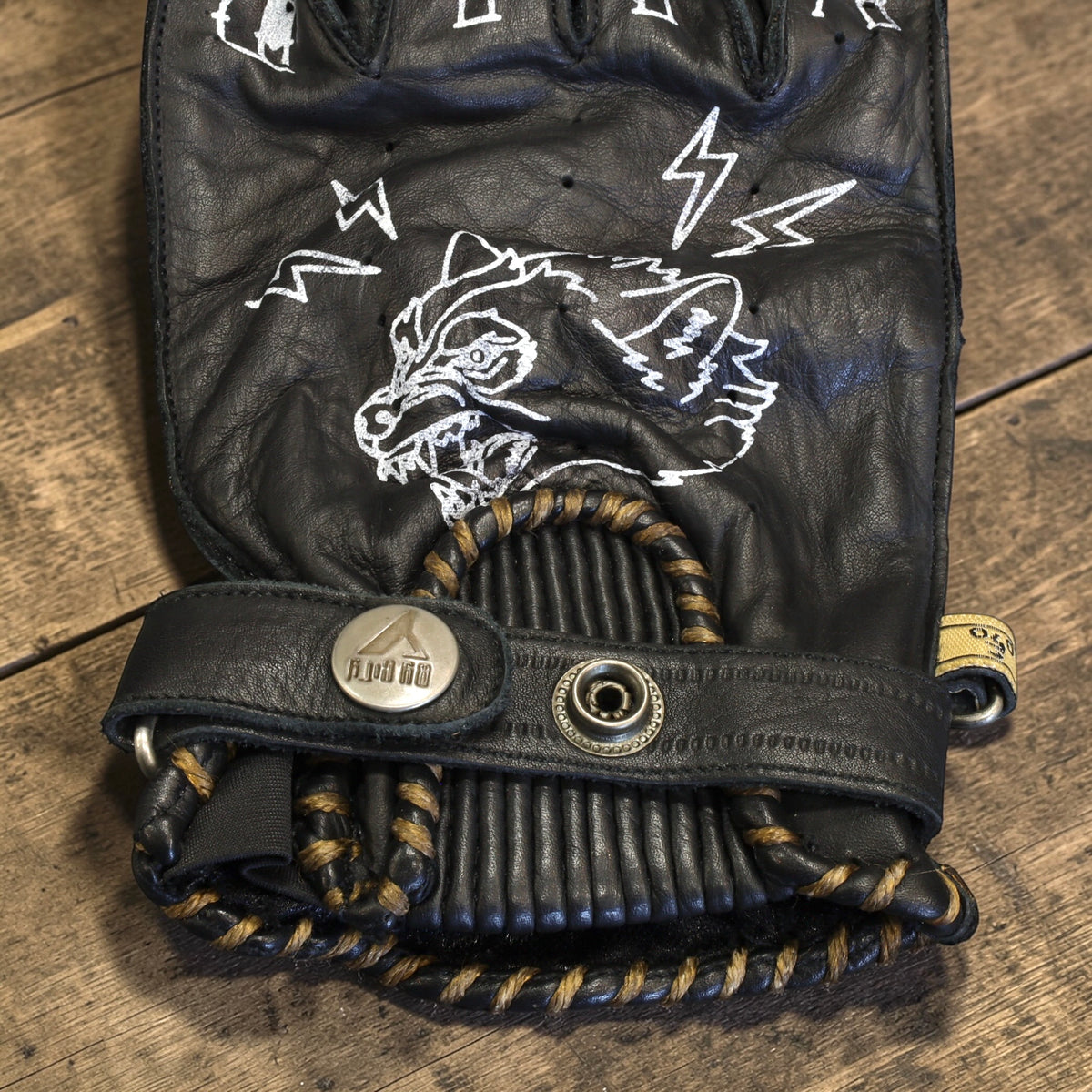 By City バイシティ レザーグローブ "Second Skin Tattoo Gloves" 【ブラック】