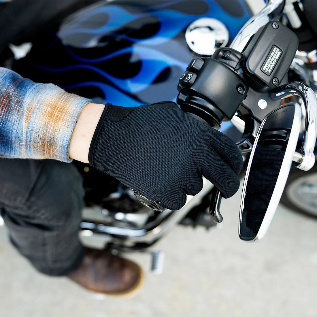Biltwell ビルトウェル テキスタイルグローブ "Ridgecrest Gloves" 【Blackout】