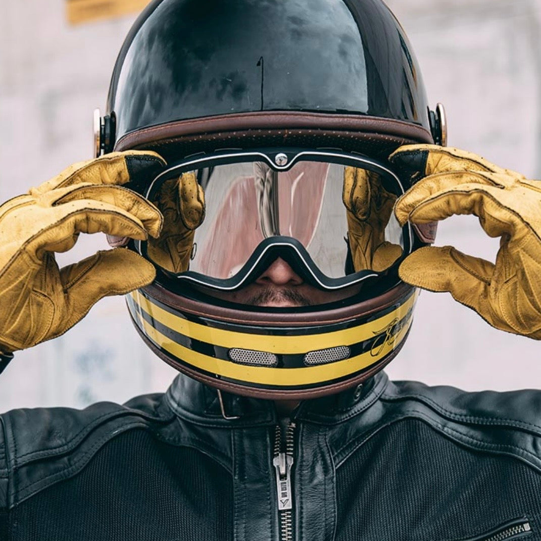 By City バイシティ レザーグローブ "Second Skin Gloves" 【イエロー】