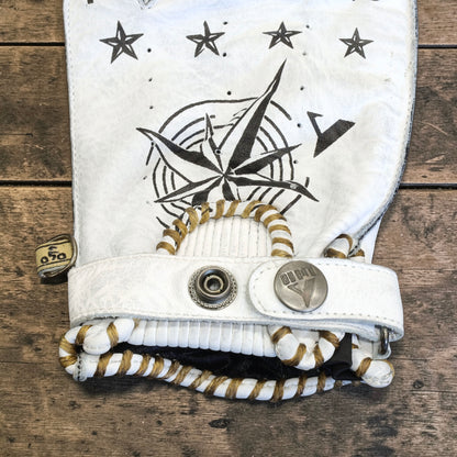 By City バイシティ レザーグローブ "Second Skin Tattoo Gloves" 【ホワイト】