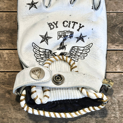 By City バイシティ レザーグローブ "Second Skin Tattoo Gloves" 【ホワイト】