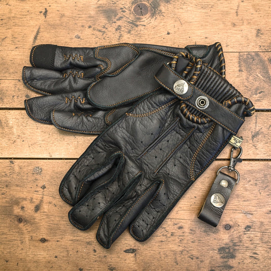 By City バイシティ レザーグローブ "Second Skin Gloves" 【ブラック】