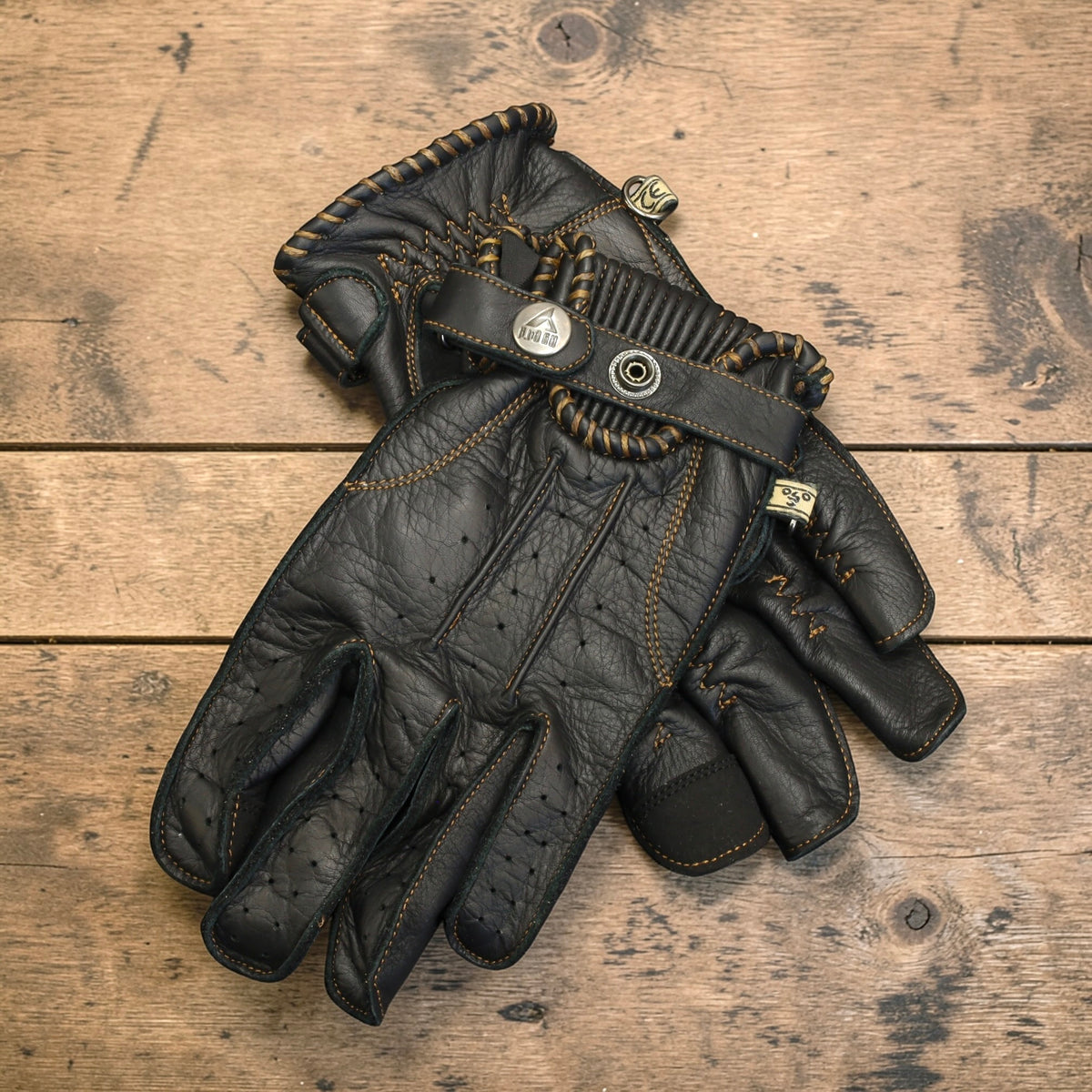 By City バイシティ レザーグローブ "Second Skin Gloves" 【ブラック】