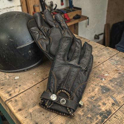 By City バイシティ レザーグローブ "Second Skin Gloves" 【ブラック】