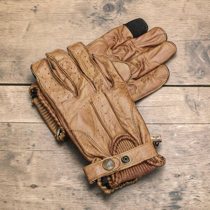 By City バイシティ レザーグローブ "Second Skin Gloves" 【ベージュ】