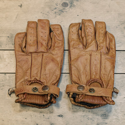 By City バイシティ レザーグローブ "Second Skin Gloves" 【ベージュ】