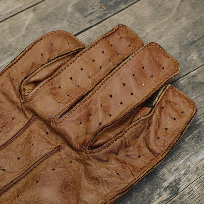 By City バイシティ レザーグローブ "Second Skin Gloves" 【ベージュ】