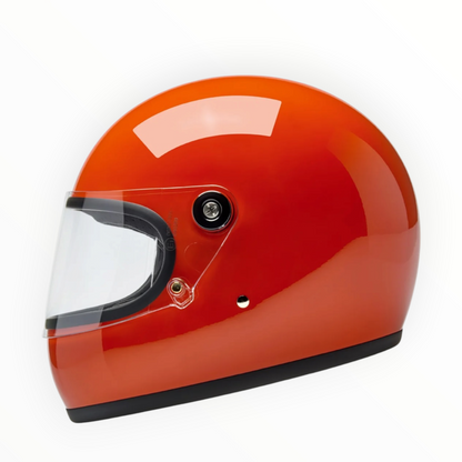 Biltwell ビルトウェル "GRINGO S" フルフェイスヘルメット Gloss Hazard Orange【装飾品】