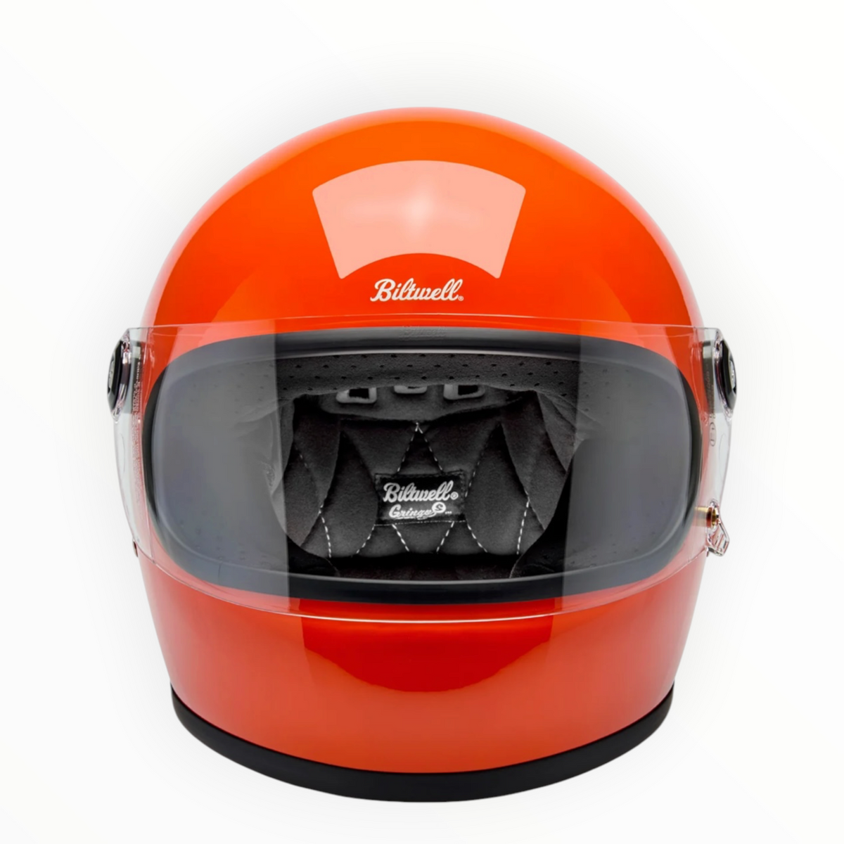 Biltwell ビルトウェル "GRINGO S" フルフェイスヘルメット Gloss Hazard Orange【装飾品】