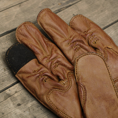 By City バイシティ レザーグローブ "Second Skin Gloves" 【ベージュ】