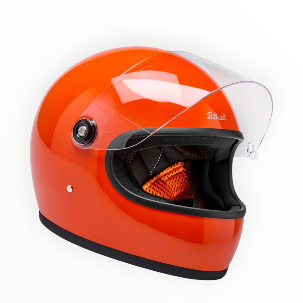 Biltwell ビルトウェル "GRINGO S" フルフェイスヘルメット Gloss Hazard Orange【装飾品】