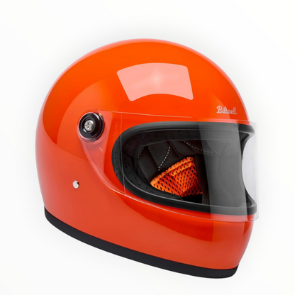 Biltwell ビルトウェル "GRINGO S" フルフェイスヘルメット Gloss Hazard Orange【装飾品】