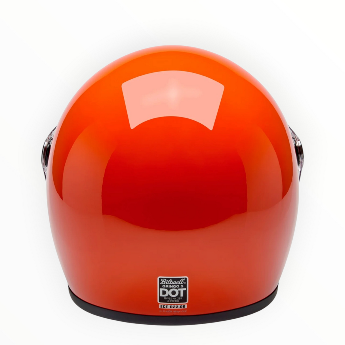 Biltwell ビルトウェル "GRINGO S" フルフェイスヘルメット Gloss Hazard Orange【装飾品】