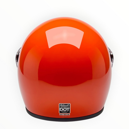 Biltwell ビルトウェル "GRINGO S" フルフェイスヘルメット Gloss Hazard Orange【装飾品】
