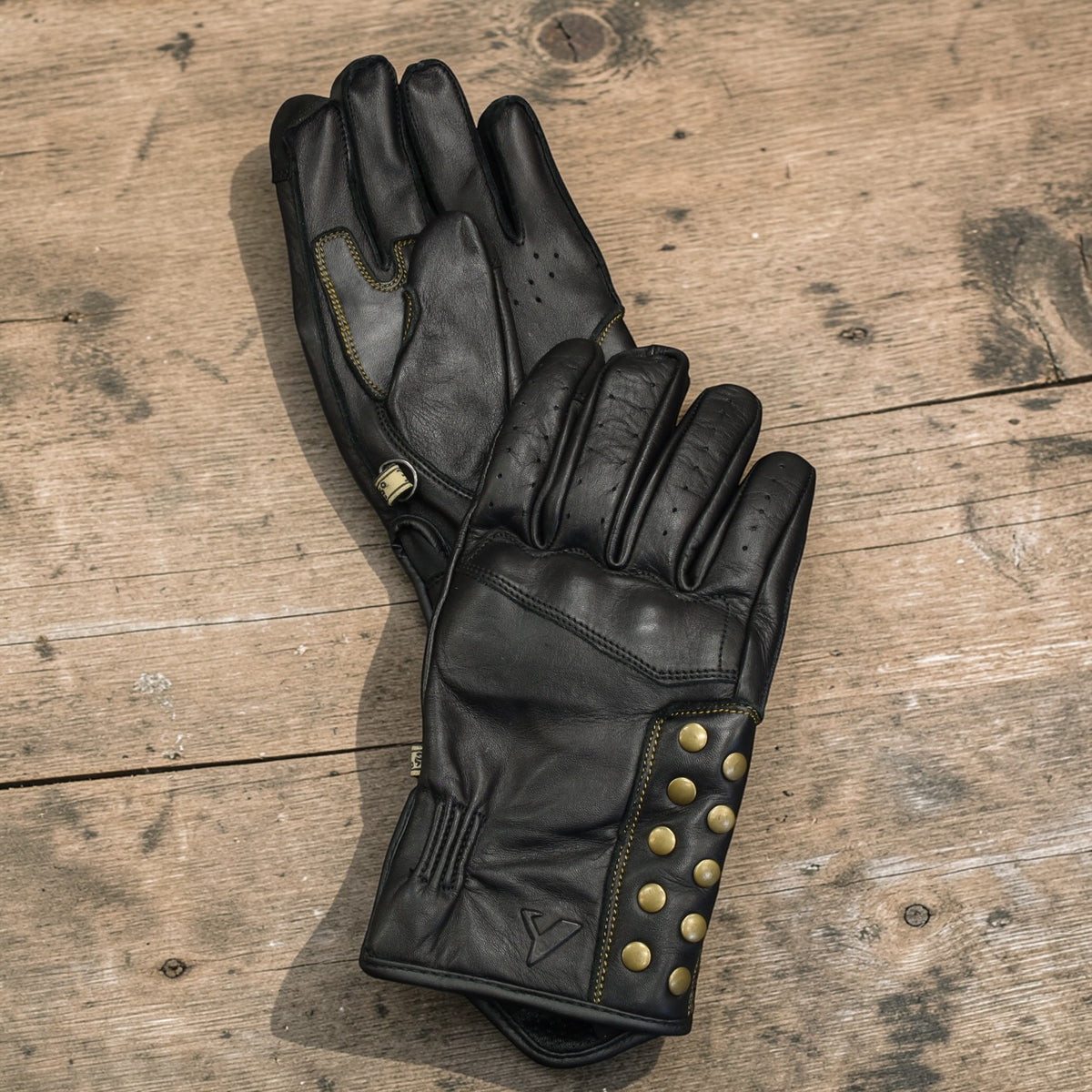 By City バイシティ レザーグローブ "Thunder gloves" 【ブラック】