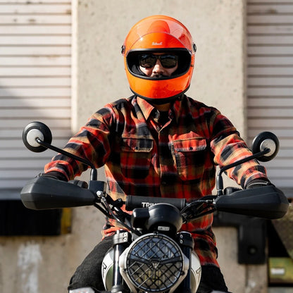 Biltwell ビルトウェル "GRINGO S" フルフェイスヘルメット Gloss Hazard Orange【装飾品】