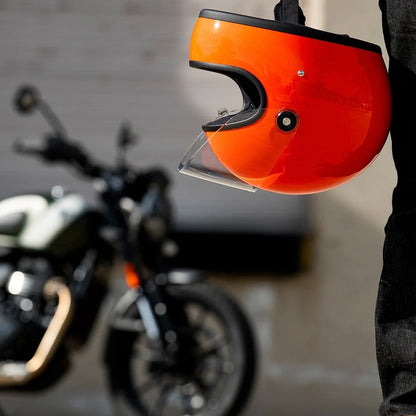 Biltwell ビルトウェル "GRINGO S" フルフェイスヘルメット Gloss Hazard Orange【装飾品】