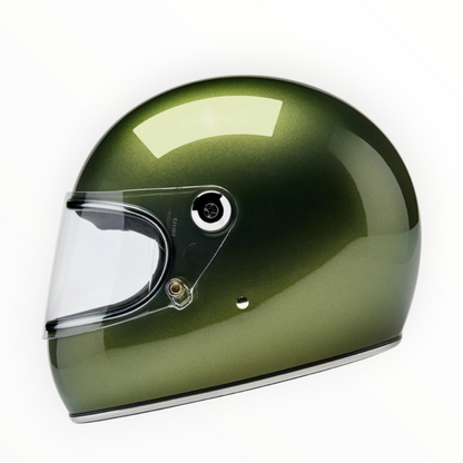 Biltwell ビルトウェル "GRINGO S" フルフェイスヘルメット Metallic Dart Green【装飾品】