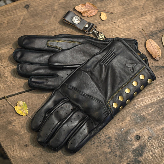 By City バイシティ レザーグローブ "Thunder gloves" 【ブラック】