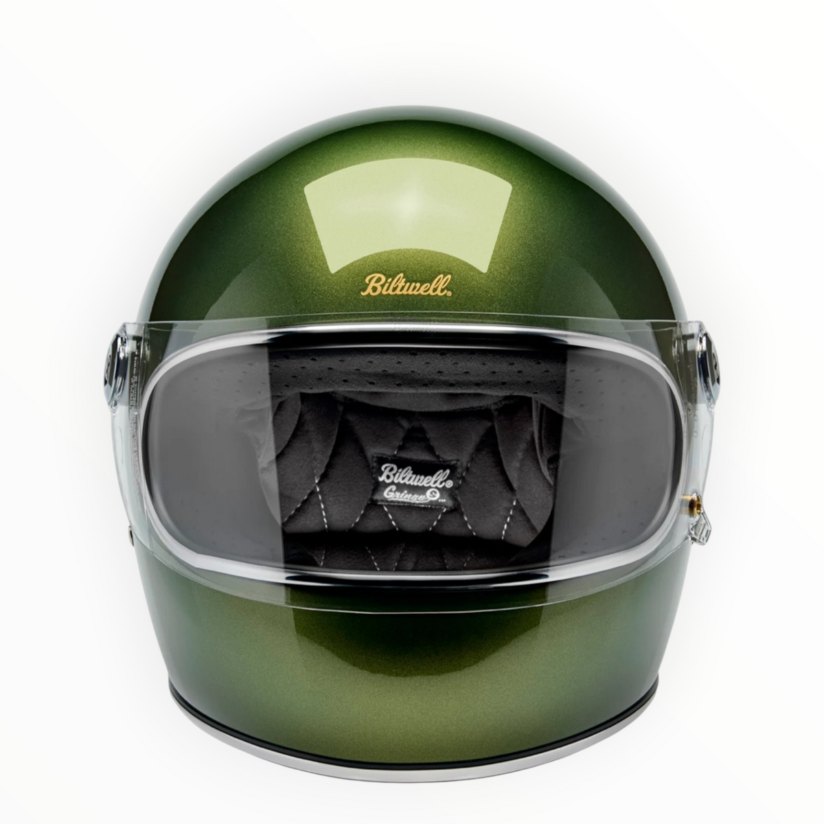 Biltwell ビルトウェル "GRINGO S" フルフェイスヘルメット Metallic Dart Green【装飾品】