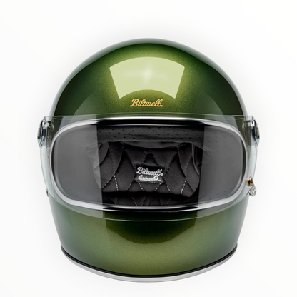 Biltwell ビルトウェル "GRINGO S" フルフェイスヘルメット Metallic Dart Green【装飾品】