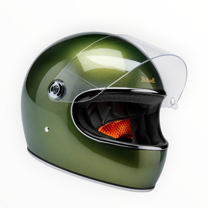 Biltwell ビルトウェル "GRINGO S" フルフェイスヘルメット Metallic Dart Green【装飾品】