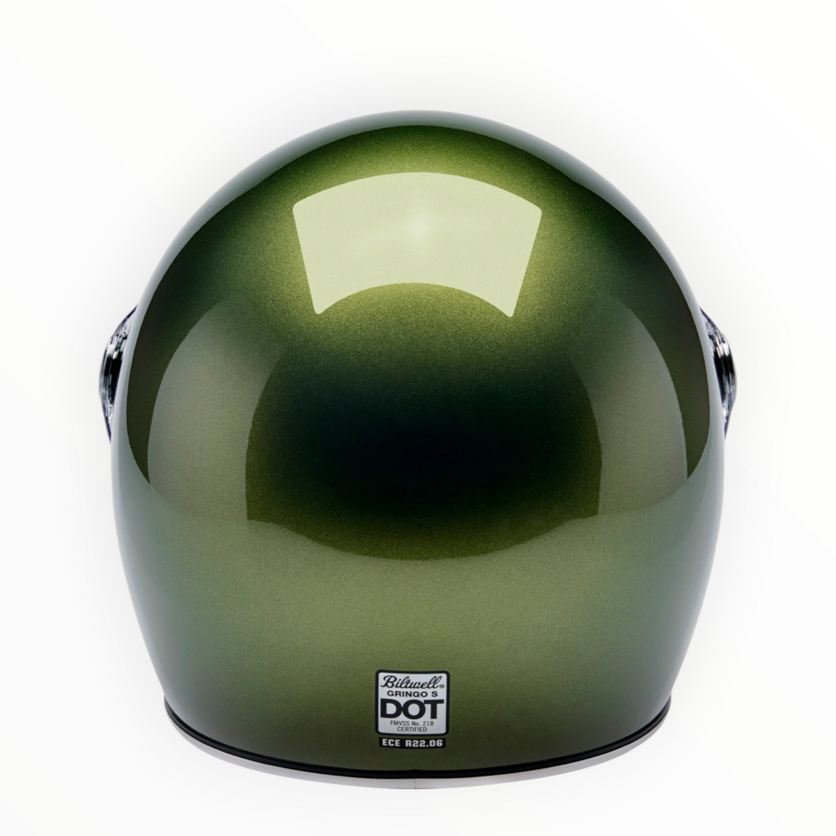 Biltwell ビルトウェル "GRINGO S" フルフェイスヘルメット Metallic Dart Green【装飾品】