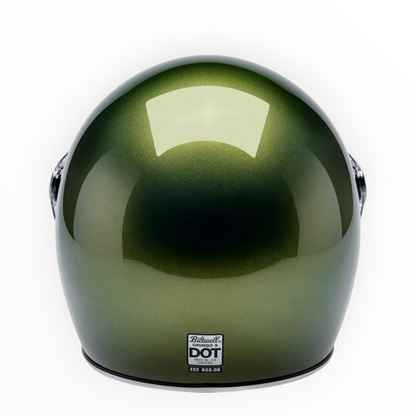 Biltwell ビルトウェル "GRINGO S" フルフェイスヘルメット Metallic Dart Green【装飾品】