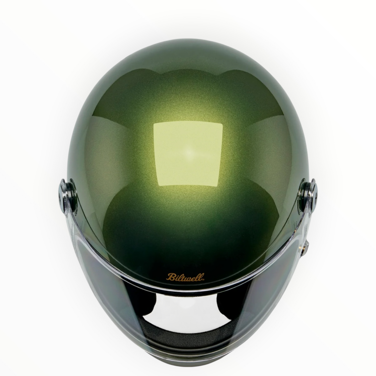 Biltwell ビルトウェル "GRINGO S" フルフェイスヘルメット Metallic Dart Green【装飾品】