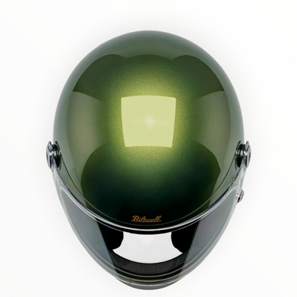 Biltwell ビルトウェル "GRINGO S" フルフェイスヘルメット Metallic Dart Green【装飾品】