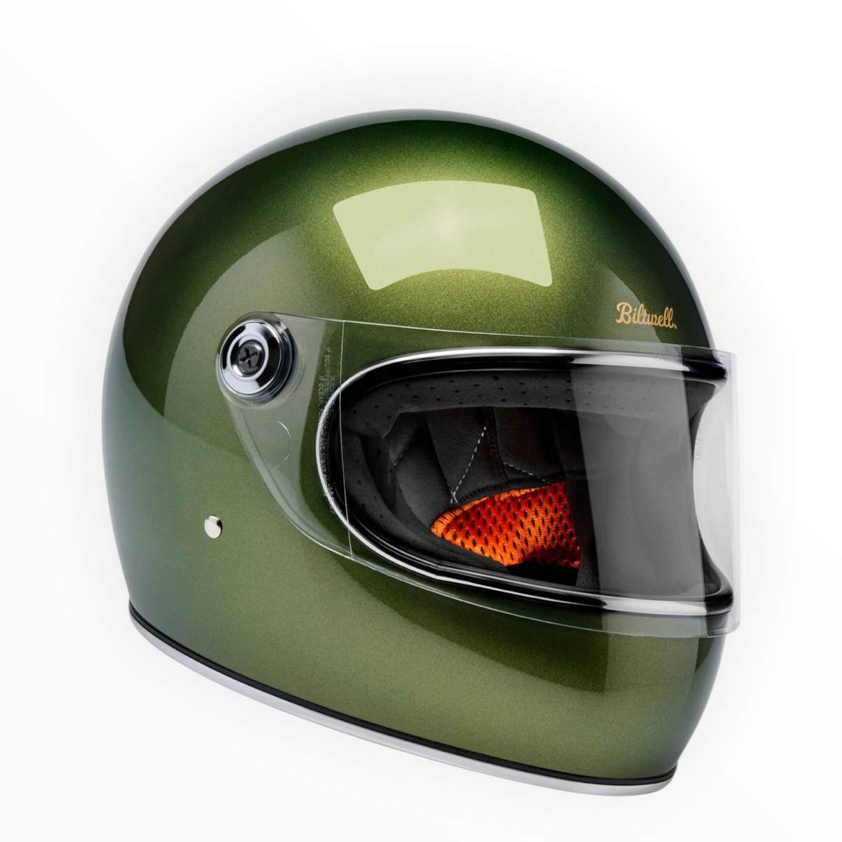 Biltwell ビルトウェル "GRINGO S" フルフェイスヘルメット Metallic Dart Green【装飾品】