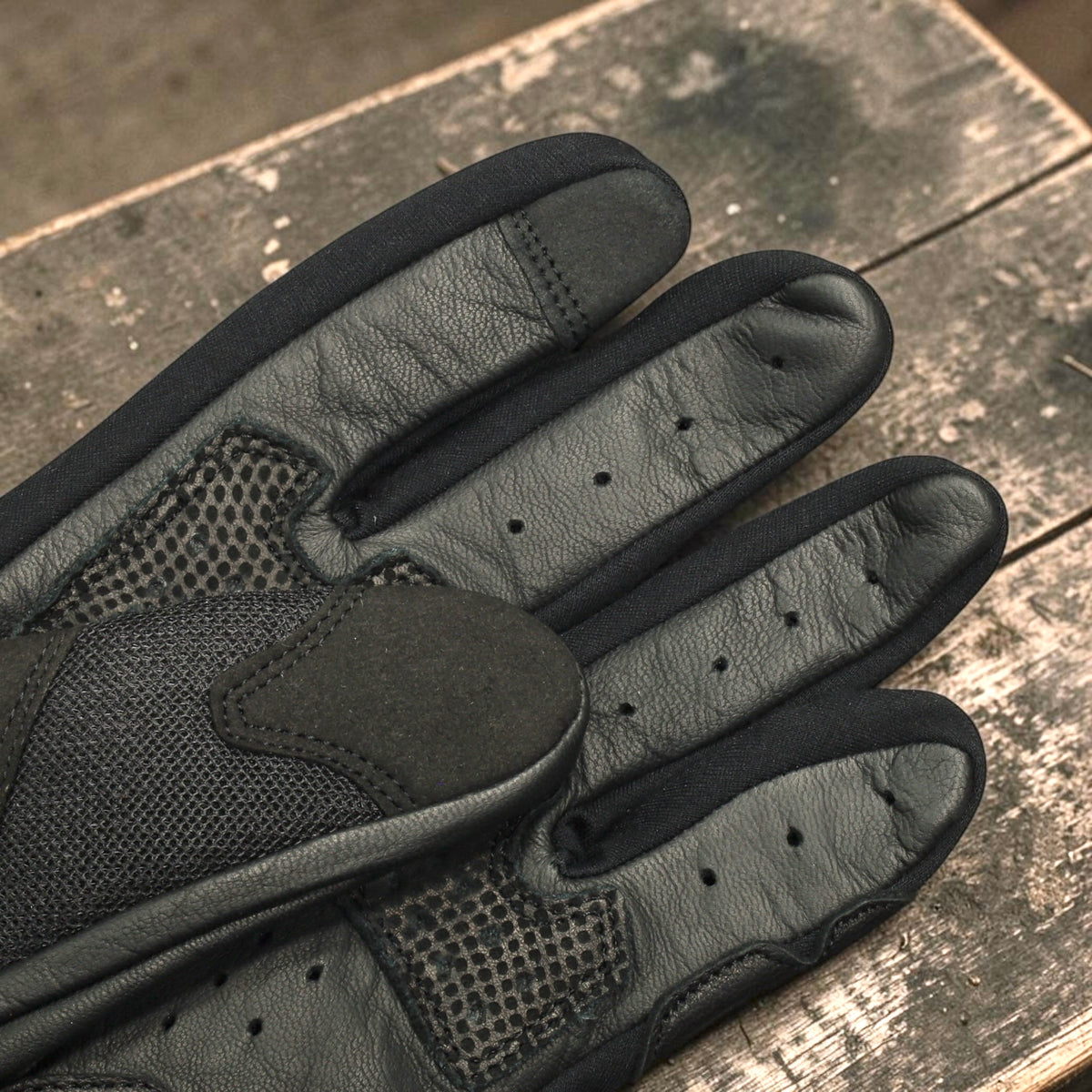 MERLIN マーリン メッシュグローブ ブラック "Kaplan Mesh Glove"