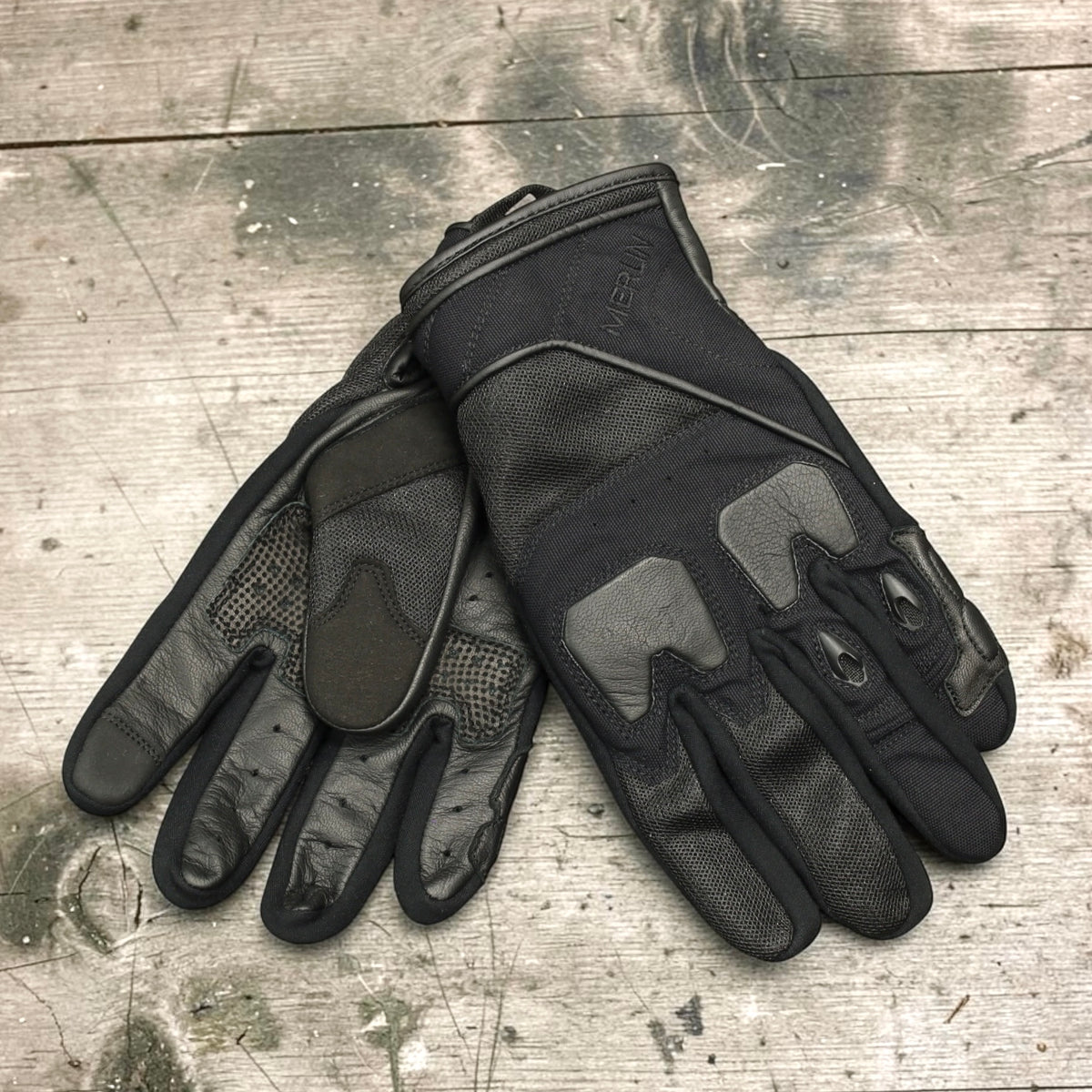 MERLIN マーリン メッシュグローブ ブラック "Kaplan Mesh Glove"