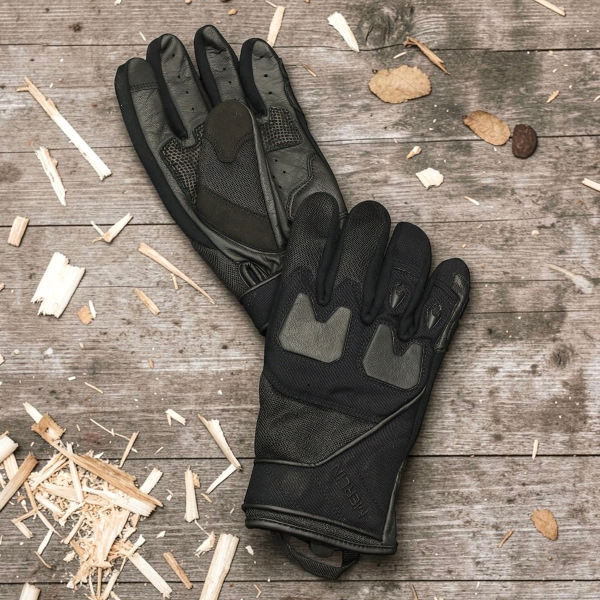 MERLIN マーリン メッシュグローブ ブラック "Kaplan Mesh Glove"