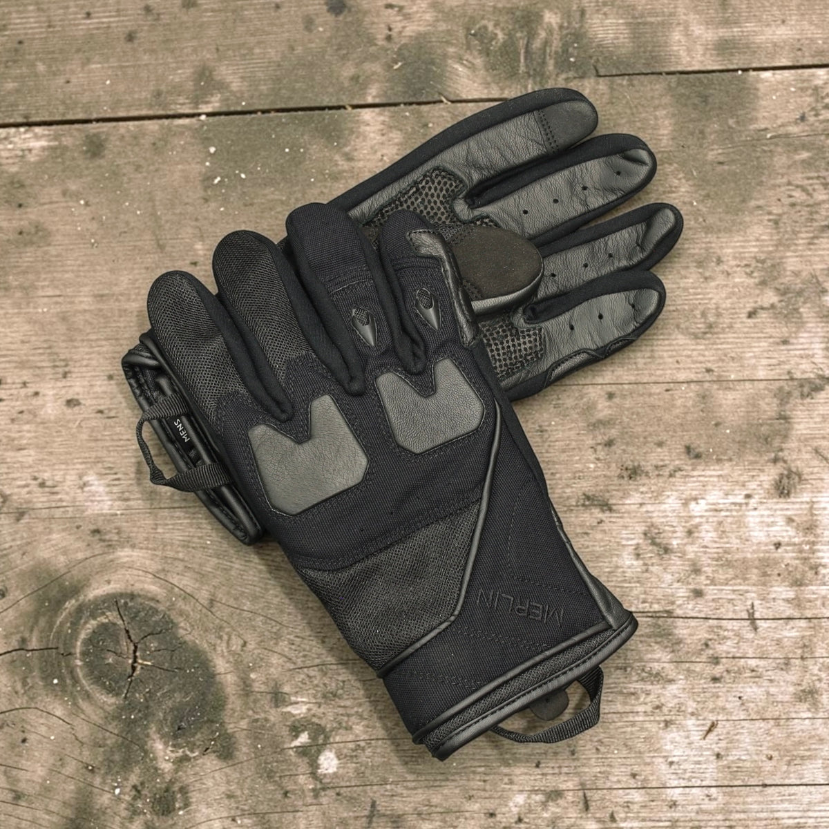 MERLIN マーリン メッシュグローブ ブラック "Kaplan Mesh Glove"