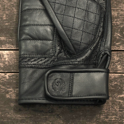 MERLIN マーリン パンチングレザーグローブ "CLANSTONE D3O LETHER GLOVE" 【ブラック】