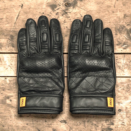 MERLIN マーリン パンチングレザーグローブ "CLANSTONE D3O LETHER GLOVE" 【ブラック】