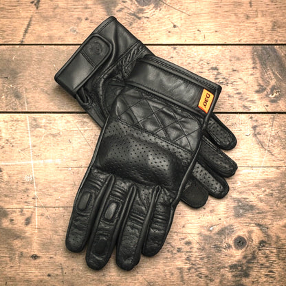 MERLIN マーリン パンチングレザーグローブ "CLANSTONE D3O LETHER GLOVE" 【ブラック】