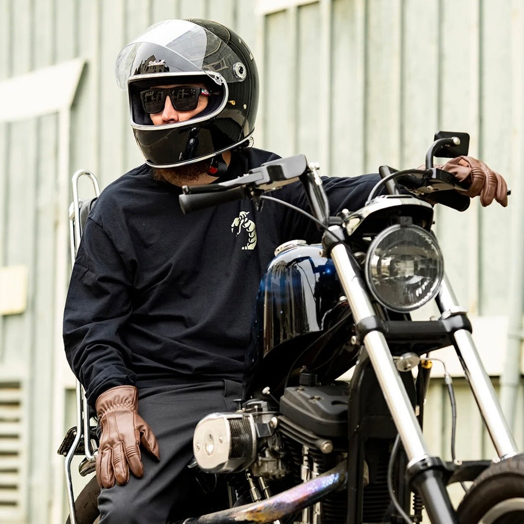 Biltwell ビルトウェル "GRINGO S" フルフェイスヘルメット Gloss Black【装飾品】