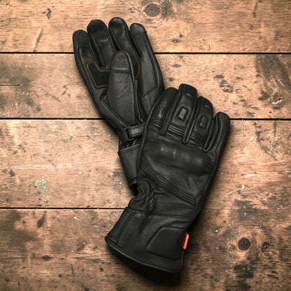 MERLIN （マーリン）防寒最強 防水レザーグローブ "Calton CE2 D3O Waterproof Leather Glove" 【ブラック】