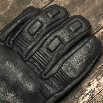 MERLIN （マーリン）防寒最強 防水レザーグローブ "Calton CE2 D3O Waterproof Leather Glove" 【ブラック】