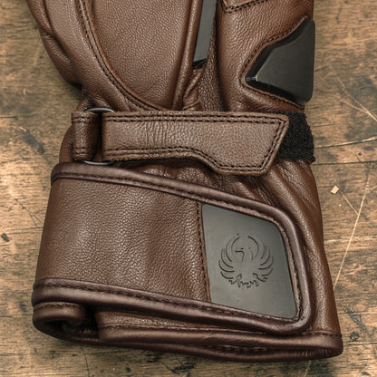 MERLIN （マーリン）防寒最強 防水レザーグローブ "Calton CE2 D3O Waterproof Leather Glove" 【ブラウン】