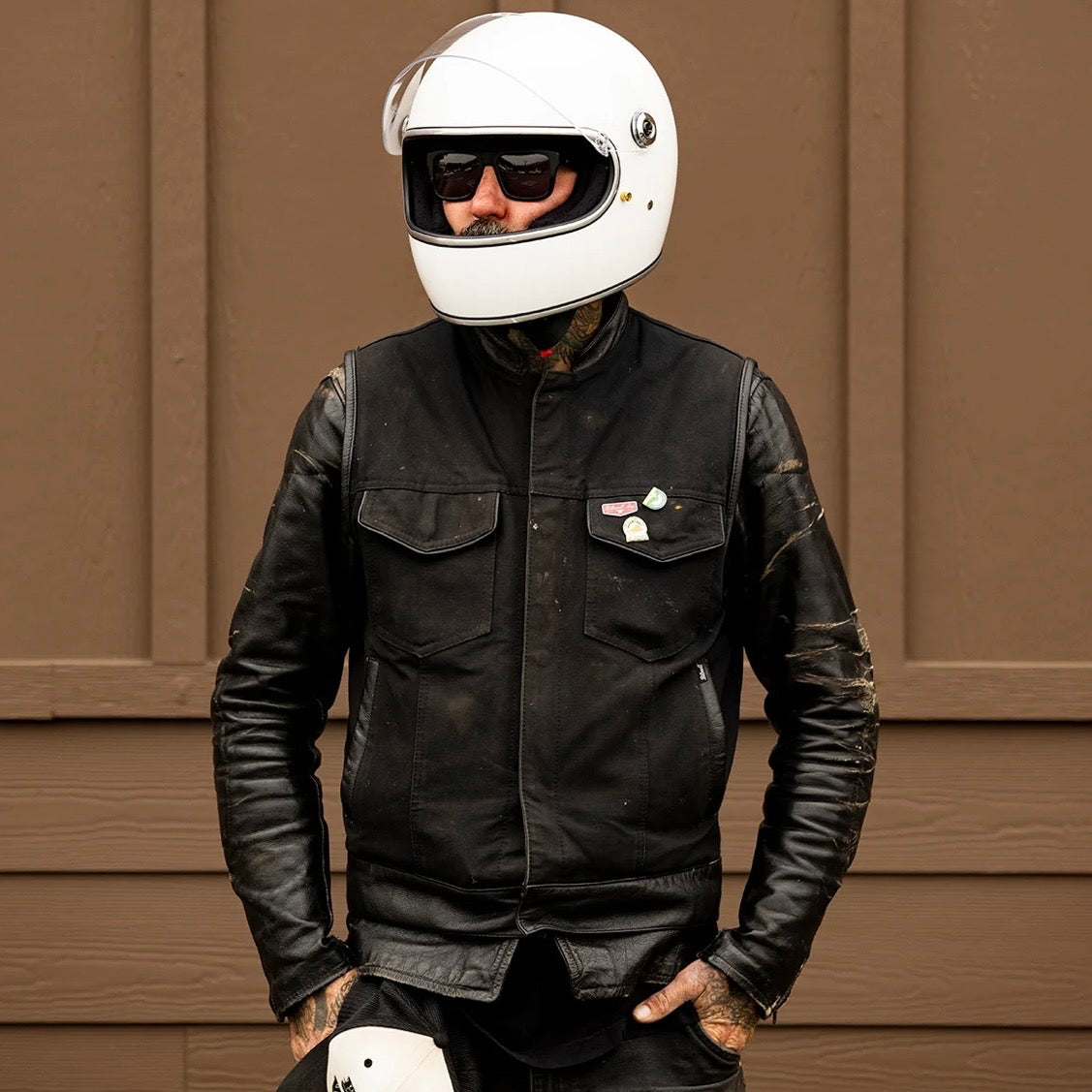 Biltwell ビルトウェル "GRINGO S" フルフェイスヘルメット Gloss White【装飾品】