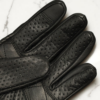 HOLYFREEDOM ホーリーフリーダム パンチングレザーグローブ "BULLIT LINGOTTO GLOVES" 【ゴールド】